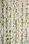 Tiny Leaves handmade silk strands on a string curtain ShopWildThings doorway curtain