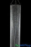 K9 Real Crystals Hanging Clear Beaded Columns, Choose Your Length K9 Real Crystals Hanging Clear Beaded Columns, Choose Your Length