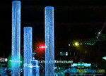 Hanging Crystal Columns Add Height and Glamour to Restaurants or any Event Venue, ShopWildThings.com Hanging Crystal Columns Add Height and Glamour to Restaurants or any Event Venue, ShopWildThings.com