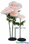 Blush Pink Lifesize Peony Flowers Come in Several Sizes and Colors ShopWildThings Blush Pink Lifesize Peony Flowers Come in Several Sizes and Colors ShopWildThings