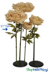 Oversized XL Sand Peony Flowers Come in Several Sizes and Colors ShopWildThings Oversized XL Sand Peony Flowers Come in Several Sizes and Colors ShopWildThings