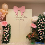 Create magical moments, straight out of Wonderland with Giant Roses and Giant Peony flowers by ShopWildThings.com
Tea Party Decor – Photo Backdrop Wall