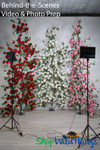 Majestic Artificial Velvet Pink & Ivory Rose Towering Trellis 12 Feet Tall Majestic Artificial Velvet Pink & Ivory Rose Towering Trellis 12 Feet Tall