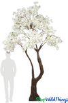 Artificial White Floral Tree Lifesize Height Interchangeable Branches Floral Decor ShopWildThings.com Artificial White Floral Tree Lifesize Height Interchangeable Branches Floral Decor ShopWildThings.com