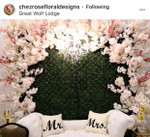 Faux Silk Flower Sprays, White Orchids for Centerpieces, Arches, Gazebos & Arbors by ShopWildThings.com