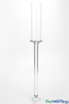 Tall 39 1/2" Elegant Crystal Single Taper and Pillar Candle Holder "Lady Violet" Tall 39 1/2" Elegant Crystal Single Taper and Pillar Candle Holder "Lady Violet"
