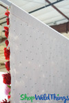 Artificial Flower Wall with Fabric Back, Rod Pocket and Ties ShopWildThings Artificial Flower Wall with Fabric Back, Rod Pocket and Ties ShopWildThings