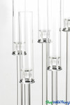 Hurricane glass candelabra ShopWildThings Hurricane glass candelabra ShopWildThings
