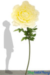 Yellow Giant Roses Artificial Flowers Oversized Props Yellow Giant Roses Artificial Flowers Oversized Props