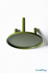 Underside of Olive Green Triple Support Flower Stand showing reinforced metal base construction for heavy oversized floral installations ShopWildThings.com