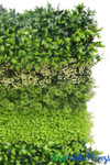 Greenery Wall with Striped Pattern to create a Design - ShopWildThings.com Greenery Wall with Striped Pattern to create a Design - ShopWildThings.com