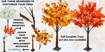 Artificial Maple Leaf Branches and Trees for Event Decor by ShopWildThings.com