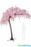 Pink Cherry Blossom Life Sized Tree ShopWildThings.com