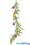 Pansy & Mixed Florals Premium Flexible Vine Garland with Foliage – 5' L "Blossom Jubilee" Pansy & Mixed Florals Premium Flexible Vine Garland with Foliage – 5' L "Blossom Jubilee"