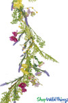 Pansy & Mixed Florals Premium Flexible Vine Garland with Foliage – 5' L "Blossom Jubilee" Pansy & Mixed Florals Premium Flexible Vine Garland with Foliage – 5' L "Blossom Jubilee"