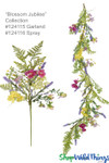 Pansy & Mixed Florals Premium Flexible Vine Garland with Foliage – 5' L "Blossom Jubilee" Pansy & Mixed Florals Premium Flexible Vine Garland with Foliage – 5' L "Blossom Jubilee"