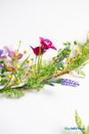 Beautiful Artificial Bright Color Wildflower Garlands with Matching Floral Sprays | ShopWildThings.com Beautiful Artificial Bright Color Wildflower Garlands with Matching Floral Sprays | ShopWildThings.com