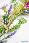 Beautiful Artificial Bright Color Wildflower Garlands with Matching Floral Sprays | ShopWildThings.com Beautiful Artificial Bright Color Wildflower Garlands with Matching Floral Sprays | ShopWildThings.com