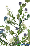 Beautiful Blue and Purple Artificial Floral Spray that has a Matching Garland ShopWildThings.com
