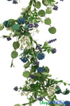 Flexible Florals Garland Vine in Blue and Purple Lilacs - ShopWildThings.com Flexible Florals Garland Vine in Blue and Purple Lilacs - ShopWildThings.com
