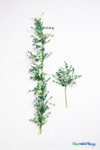 Purple and Blue Artificial Floral Garlands with Greenery Stems | ShopWildThings.com Purple and Blue Artificial Floral Garlands with Greenery Stems | ShopWildThings.com