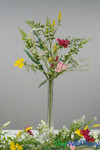 White, Pink, Yellow and Fuchsia Floral Mix Premium Spray with Foliage 24" L "Meadow Grace" White, Pink, Yellow and Fuchsia Floral Mix Premium Spray with Foliage 24" L "Meadow Grace"