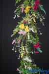 Mixed White, Yellow, Pink and Fuchsia Flowers Flexible Garland Vine - ShopWildThings.com Mixed White, Yellow, Pink and Fuchsia Flowers Flexible Garland Vine - ShopWildThings.com