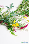 Fancy Floral Garlands and Matching Sprays, Spring Colors, ShopWildThings.com Fancy Floral Garlands and Matching Sprays, Spring Colors, ShopWildThings.com