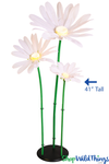 Light Pink Colored Oversized Large Daisy Flowers Come in Several Sizes and Colors ShopWildThings