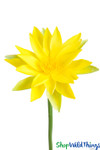 Artificial Oversized Yellow Water Lily on Bendable Stem 27 1/2" Tall by 10" Wide | ShopWildThings.com Artificial Oversized Yellow Water Lily on Bendable Stem 27 1/2" Tall by 10" Wide | ShopWildThings.com