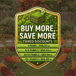 Buy more, save more discounts.