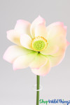 Artificial Oversized Pink & White Magnolia Flower on Bendable Stem 33" Tall by 10" Wide | ShopWildThings.com Artificial Oversized Pink & White Magnolia Flower on Bendable Stem 33" Tall by 10" Wide | ShopWildThings.com