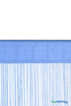 6 Foot Long Light Blue String Curtain Color #4 Blue from Color Card
