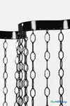 Black Geometric Shape Metal Chain Beaded Curtain Black Geometric Shape Metal Chain Beaded Curtain