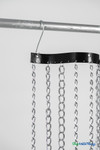 Custom Fabricated Limited Edition Silver Double Chain Wave Curtain 24" W x 8' L at ShopWildThings.com Custom Fabricated Limited Edition Silver Double Chain Wave Curtain 24" W x 8' L at ShopWildThings.com