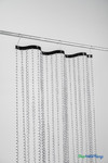 Custom Fabricated Limited Edition Silver Double Chain Wave Curtain 24" W x 8' L at ShopWildThings.com Custom Fabricated Limited Edition Silver Double Chain Wave Curtain 24" W x 8' L at ShopWildThings.com