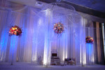 Giant Columns and Chandeliers Using Bendable Top Diamonds Beaded Curtains | ShopWildThings.com