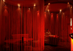 Red String Curtains Add Drama & Flair to Clubs & Retail Stores, at Conventions & Trade Shows, Custom Colors & Lengths by ShopWildThings.com