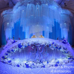 Custom String Curtains Made Into Giant Hanging Columns for Weddings & Events by ShopWildThings.com