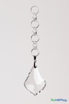 French Cut Crystal Pendalogue Pendant Hanging Prism Strands, Set of 12,ShopWildThings.com