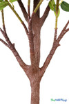 Realistic artificial rose tree trunk and branching structure with textured bark and lifelike stem detailing