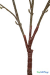 Base of artificial apple interchangeable branch showing molded bark detail and branch stem for interchangeable artificial tree system – ShopWildThings