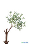 24 inch artificial olive interchangeable branch installed on decorative interchangeable artificial tree trunk – ShopWildThings