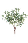 Full view of 24 inch artificial olive interchangeable branch with fruit for decorative interchangeable event trees – ShopWildThings