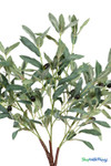 Artificial olive interchangeable branch with realistic olive fruit and slender green leaves for decorative interchangeable event trees – ShopWildThings