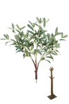 Full view of 24 inch artificial olive interchangeable branch with fruit for decorative interchangeable event trees – ShopWildThings