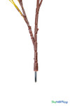 Connector base of metallic gold ficus interchangeable branch showing metal stem for square tree receiver – ShopWildThings