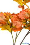 Close up of artificial fall oak leaves on interchangeable decorative branch for autumn event decor – ShopWildThings