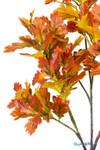 Autumn oak interchangeable branch with vibrant orange and yellow fall foliage for decorative trees – ShopWildThings
