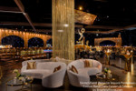 Custom Metal Gold Chain Curtains and Hanging Columns Emmy Awards ShopWildThings.com